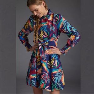 Anthropologie Farm Rio Aves Mini Dress